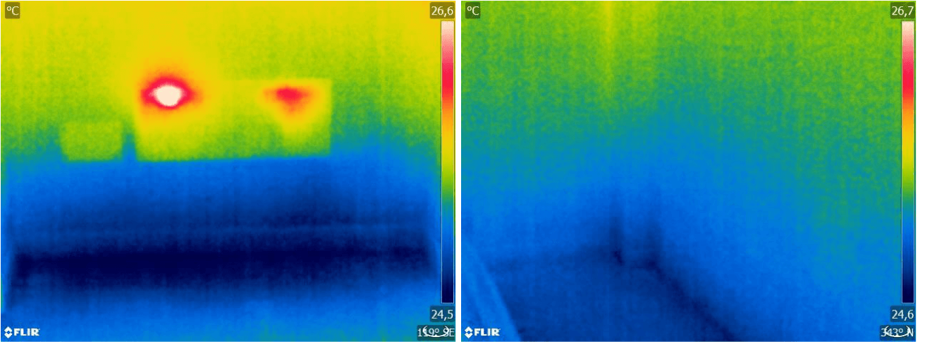 La termografia per rilevare l'umidità di risalita nelle pareti