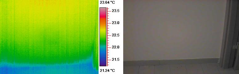 Umidità di risalita termografia dodici mesi dopo installazione dispositivo KontrolDry